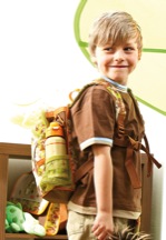 Sigikid Forest-Explorer - Junge mit Rucksack und Trinkflasche