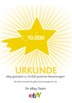 Ebay-Urkunde 10.000 Sterne